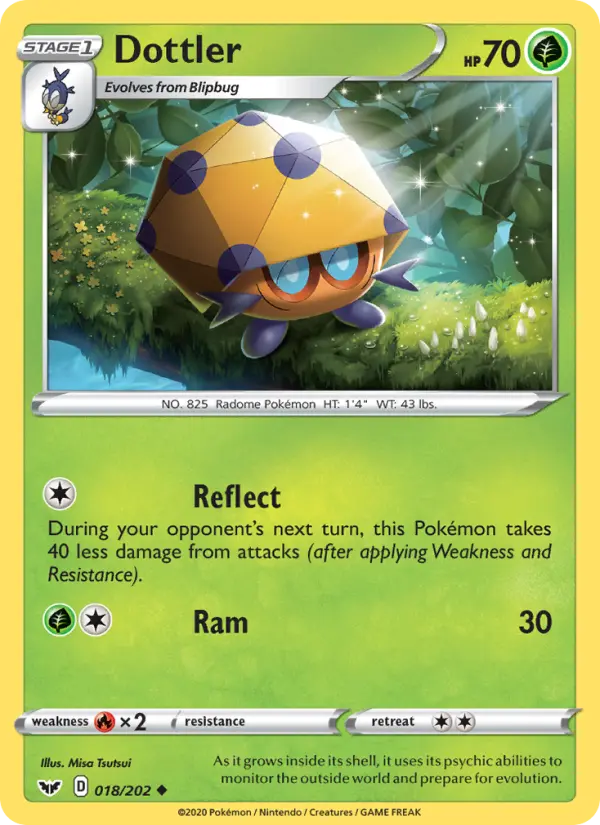 Dottler — Sword & Shield card #18