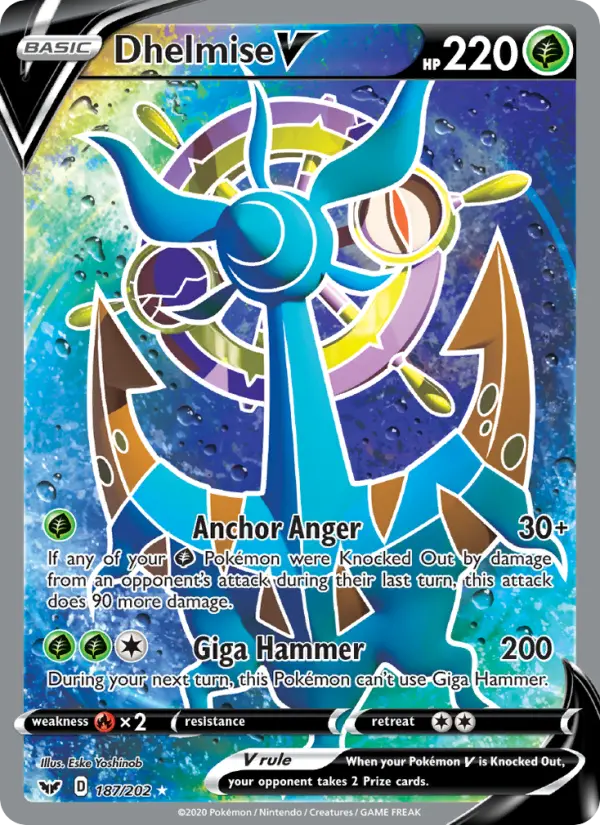 Dhelmise V — Sword & Shield card #187