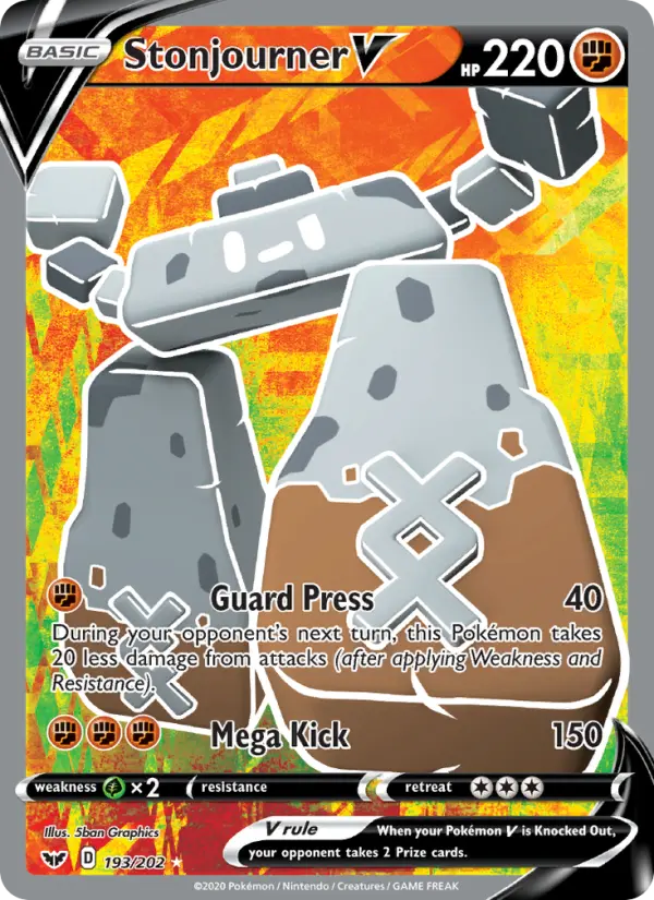 Stonjourner V — Sword & Shield card #193