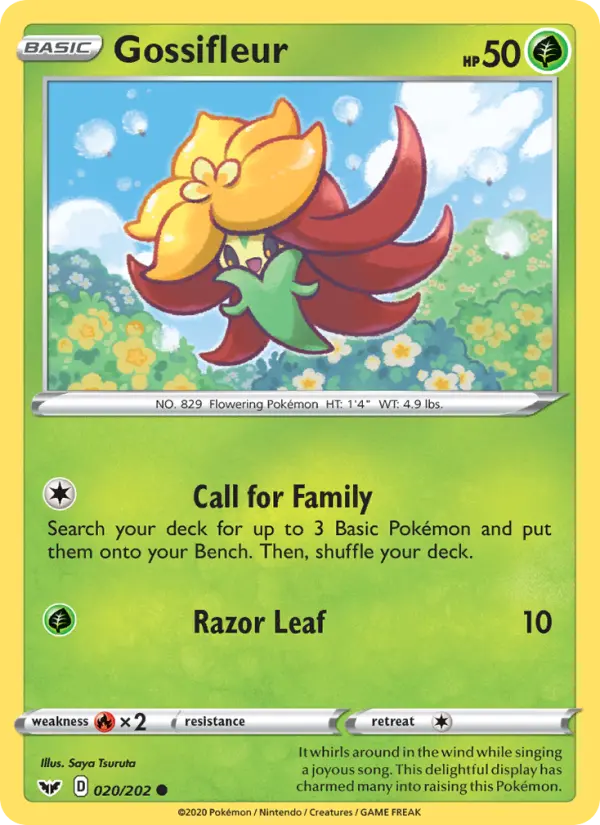 Gossifleur — Sword & Shield card #20