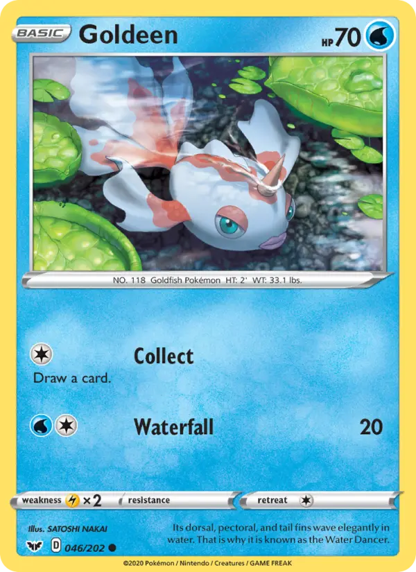 Goldeen — Sword & Shield card #46
