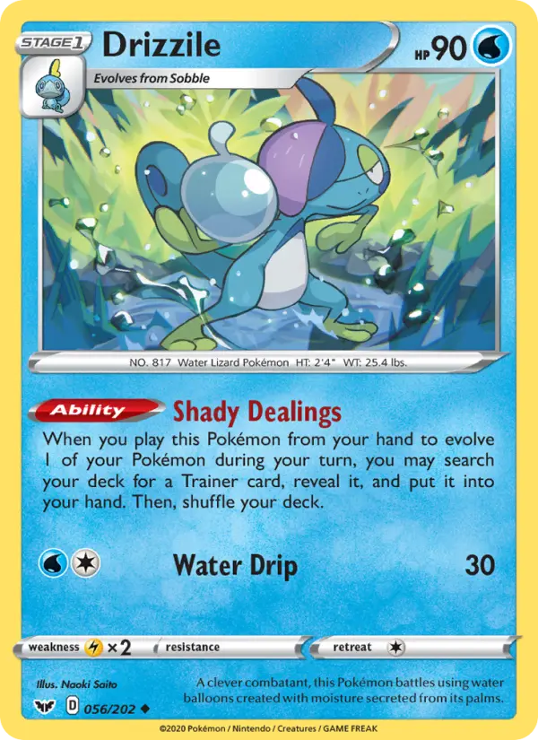 Drizzile — Sword & Shield card #56