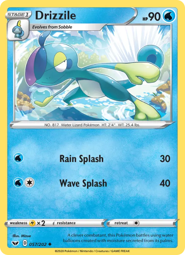 Drizzile — Sword & Shield card #57