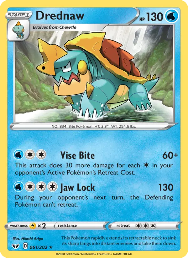 Drednaw — Sword & Shield card #61