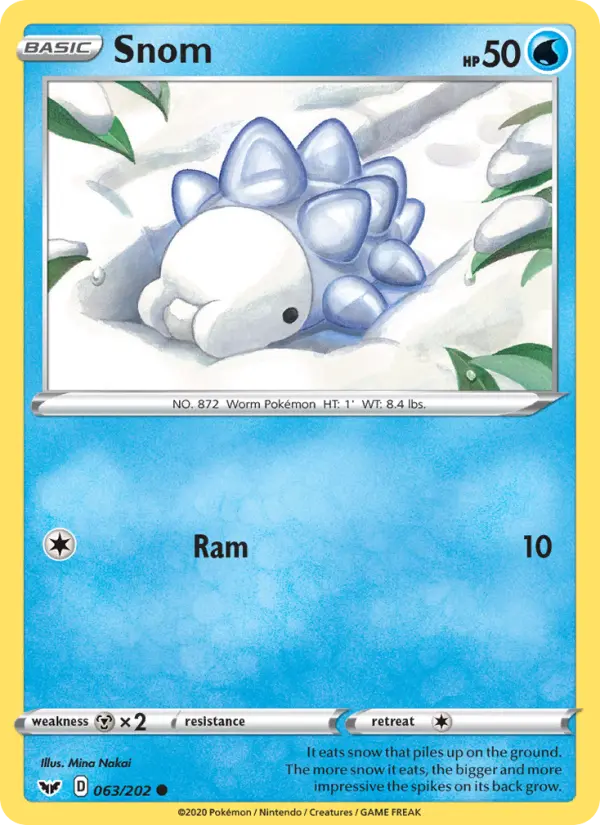 Snom — Sword & Shield card #63