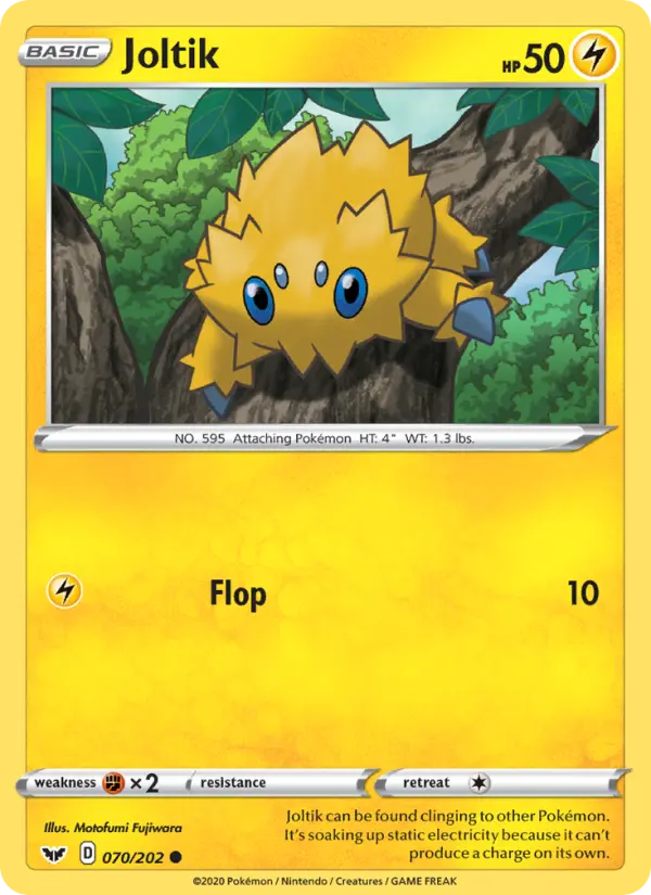 Joltik — Sword & Shield card #70