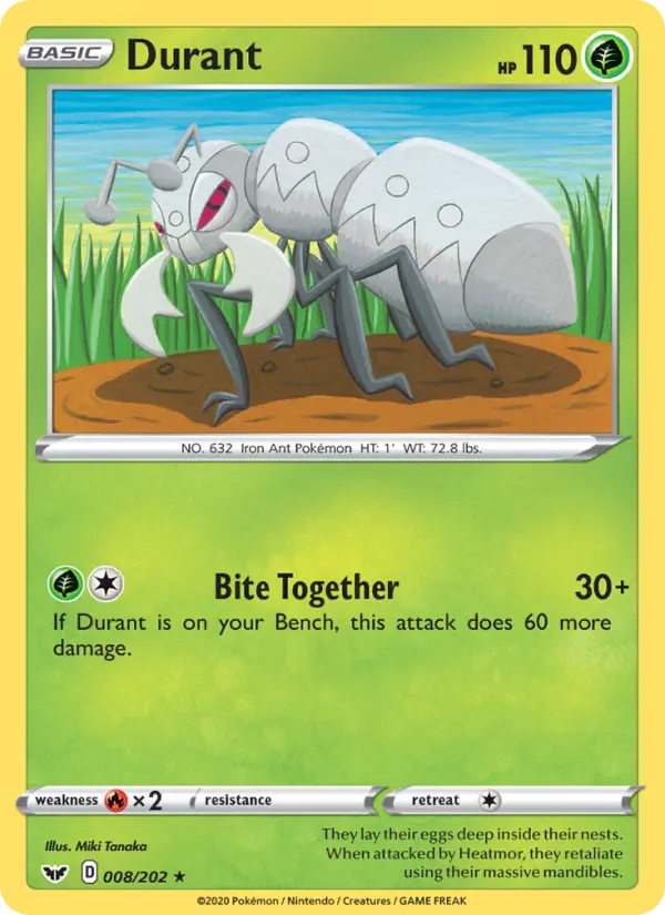 Durant — Sword & Shield card #8