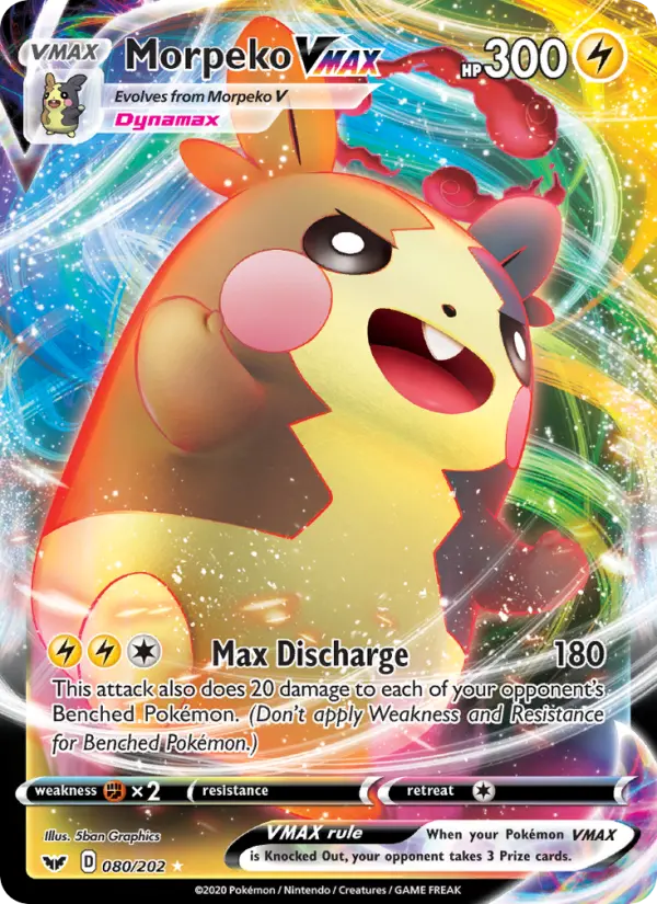 Morpeko VMAX — Sword & Shield card #80