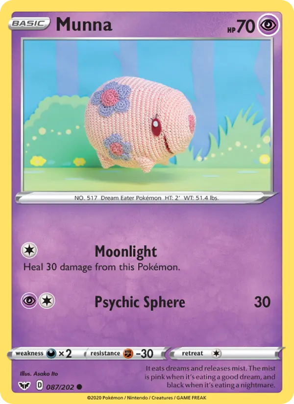 Munna — Sword & Shield card #87