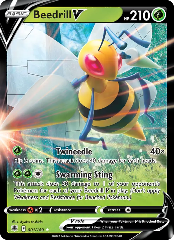 Beedrill V — Astral Radiance card #001