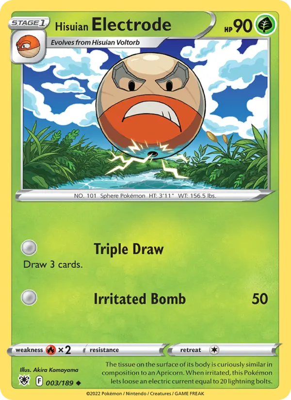Hisuian Electrode — Astral Radiance card #003