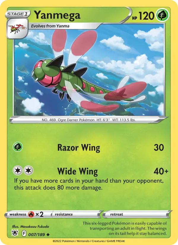 Yanmega — Astral Radiance card #007