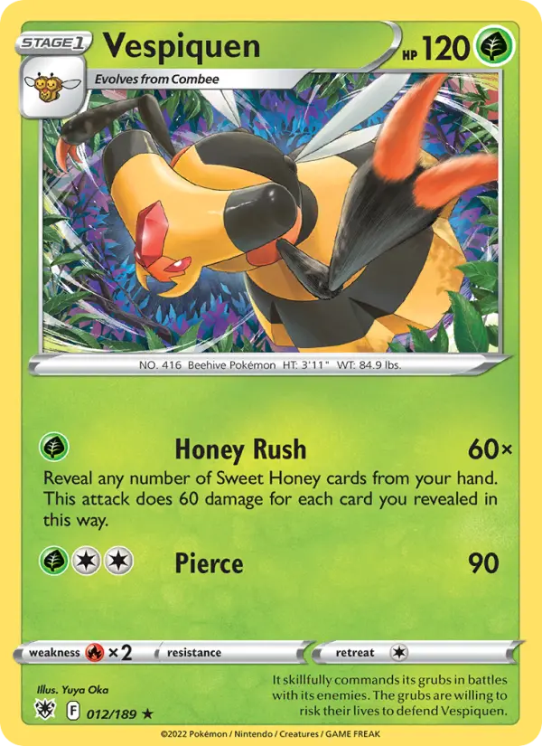 Vespiquen — Astral Radiance card #012