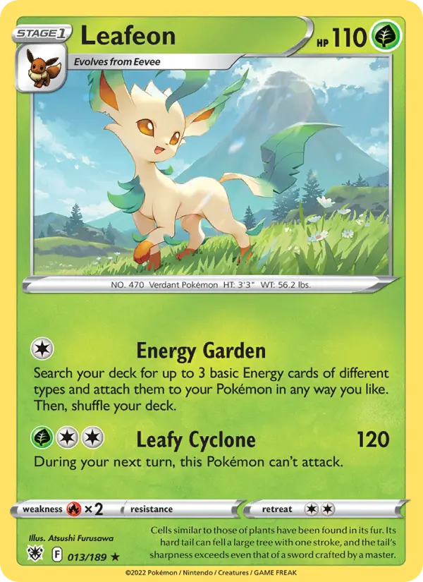 Leafeon — Astral Radiance card #013