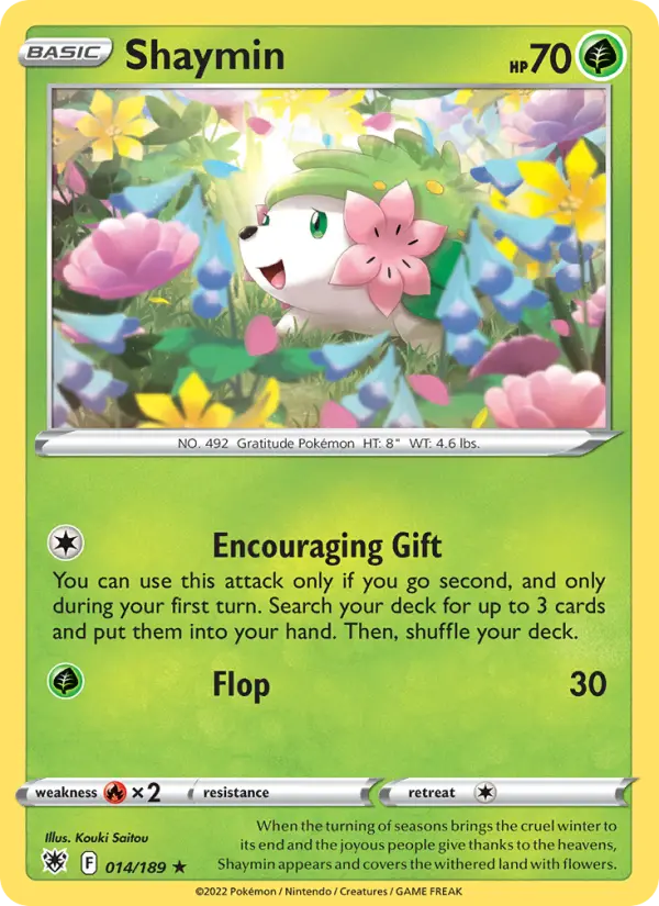 Shaymin — Astral Radiance card #014