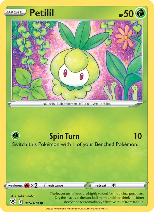 Petilil — Astral Radiance card #015