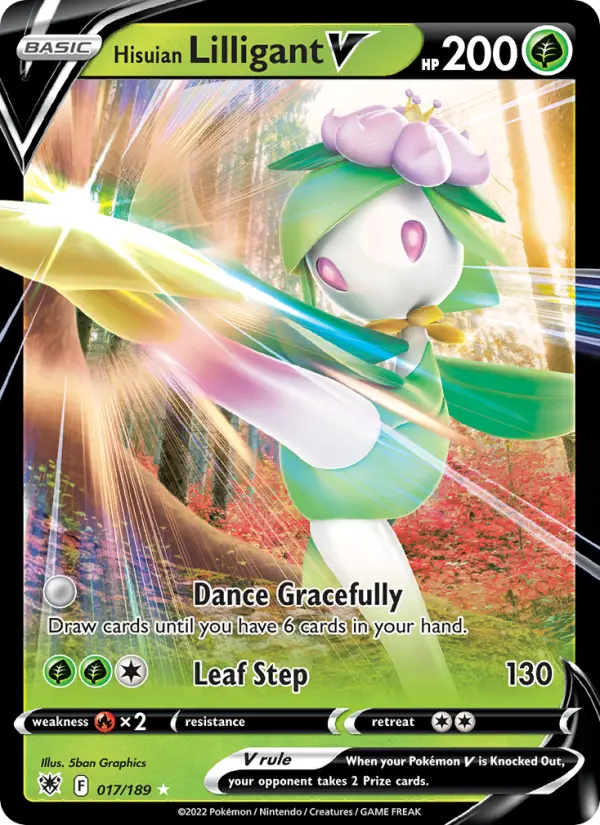 Hisuian Lilligant V — Astral Radiance card #017