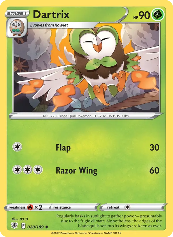 Dartrix — Astral Radiance card #020