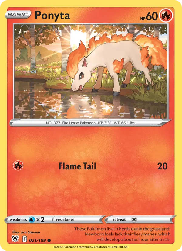 Ponyta — Astral Radiance card #021