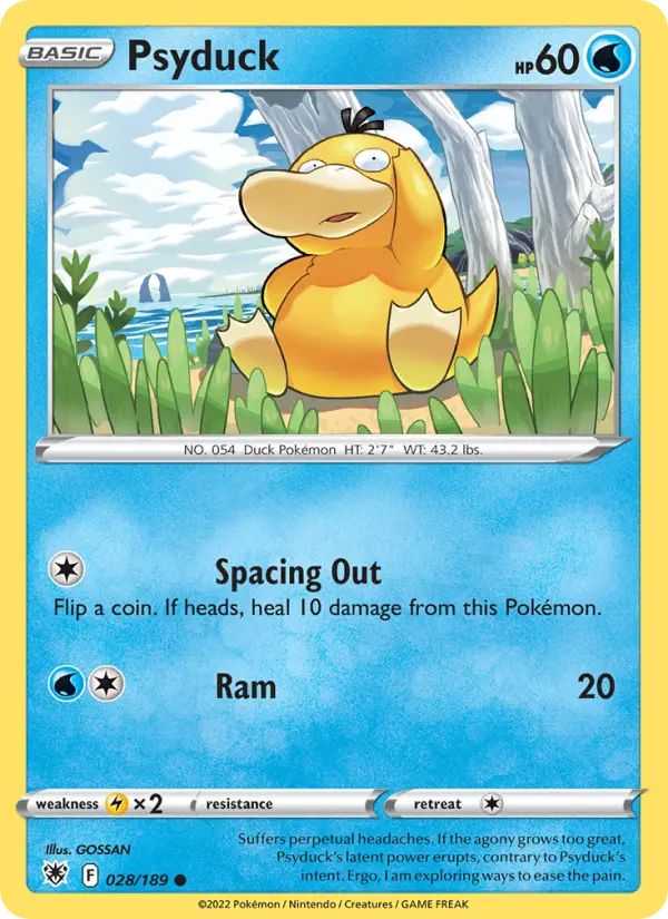 Psyduck — Astral Radiance card #028