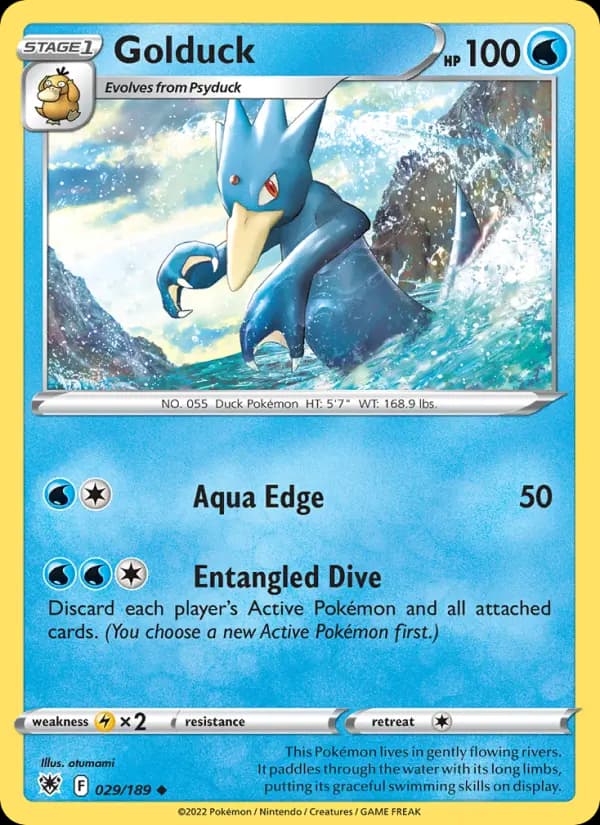 Golduck — Astral Radiance card #029