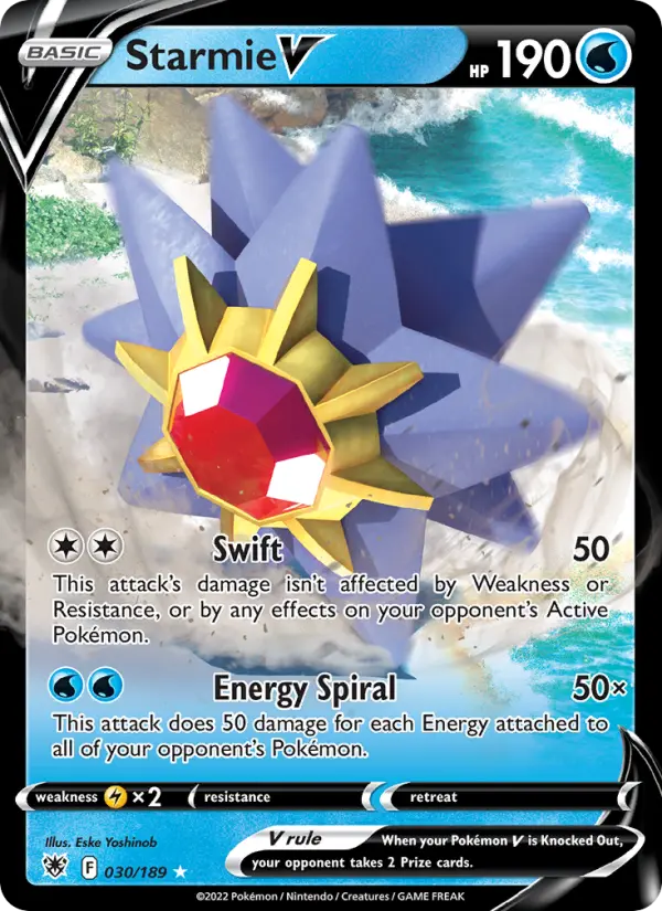 Starmie V — Astral Radiance card #030
