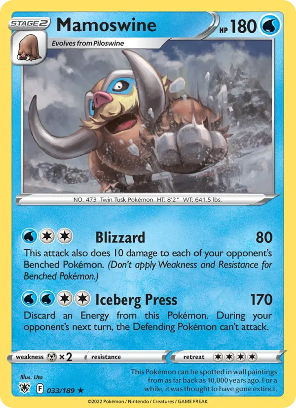 Mamoswine — Astral Radiance card #033