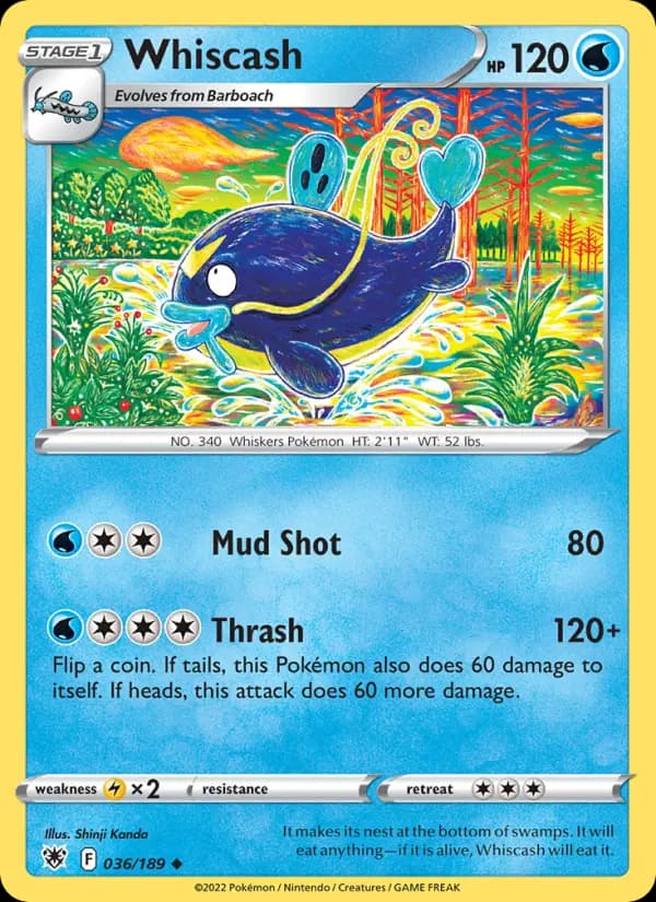 Whiscash — Astral Radiance card #036