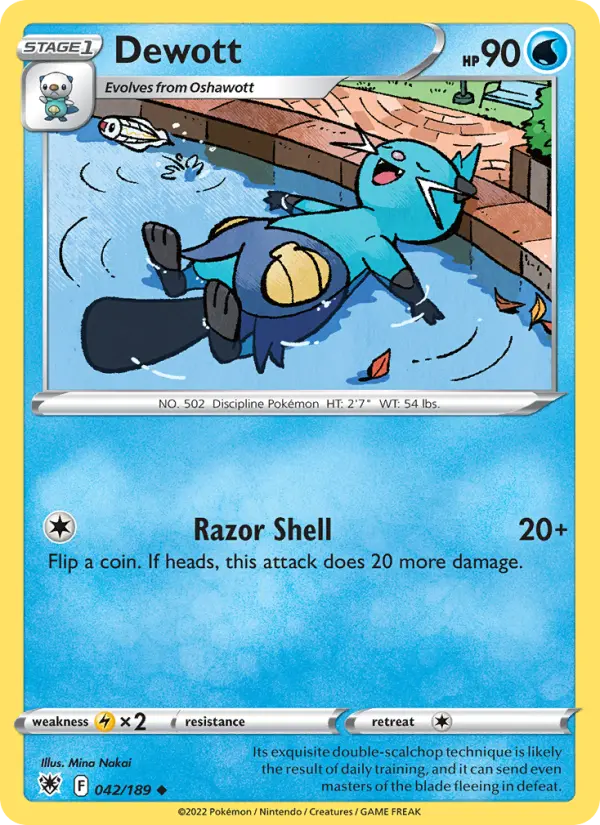 Dewott — Astral Radiance card #042