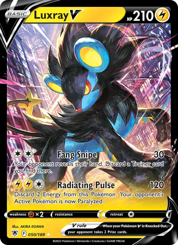 Luxray V — Astral Radiance card #050