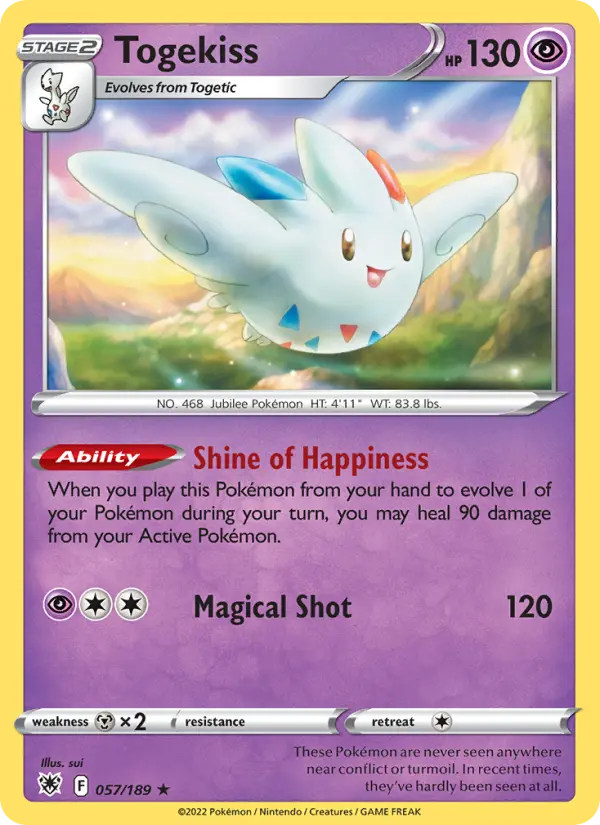 Togekiss — Astral Radiance card #057