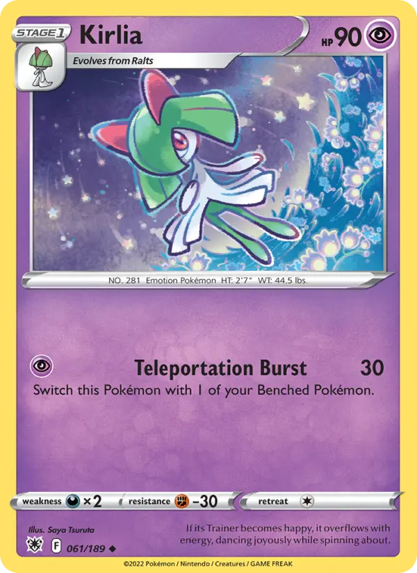 Kirlia — Astral Radiance card #061