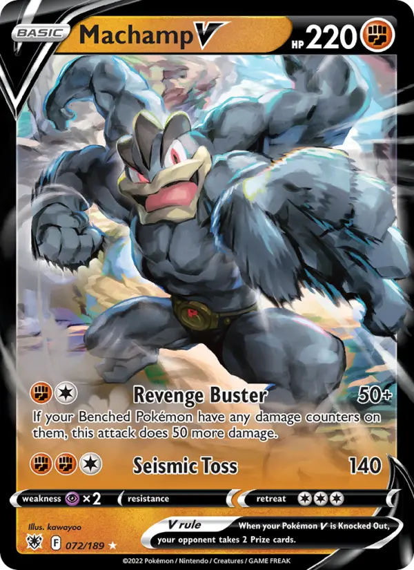 Machamp V — Astral Radiance card #072