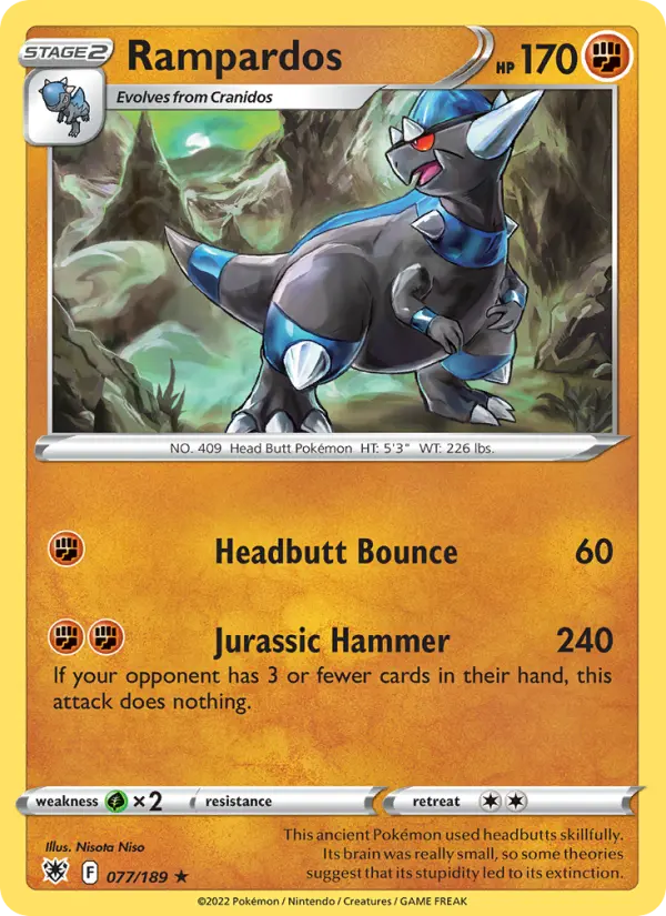Rampardos — Astral Radiance card #077