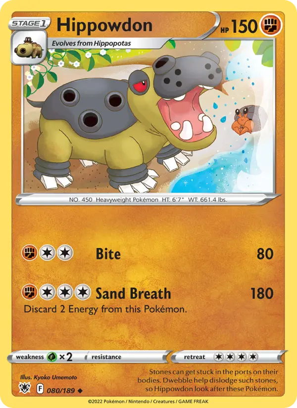 Hippowdon — Astral Radiance card #080