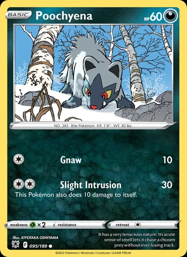 Poochyena — Astral Radiance card #095