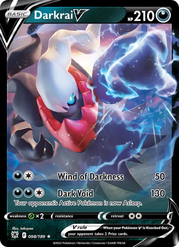 Darkrai V — Astral Radiance card #098