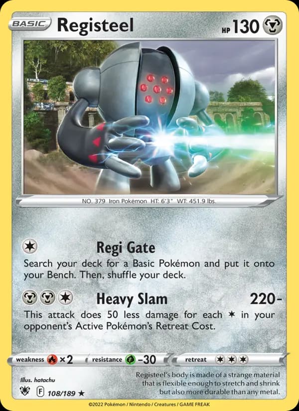 Registeel — Astral Radiance card #108