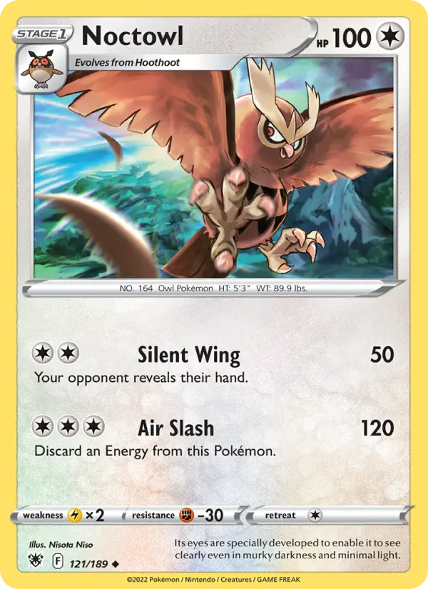 Noctowl — Astral Radiance card #121