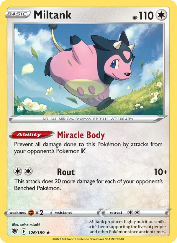 Miltank — Astral Radiance card #126