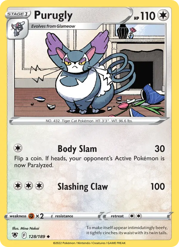Purugly — Astral Radiance card #128