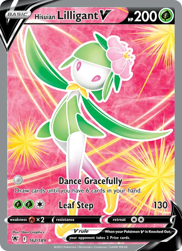 Hisuian Lilligant V — Astral Radiance card #162