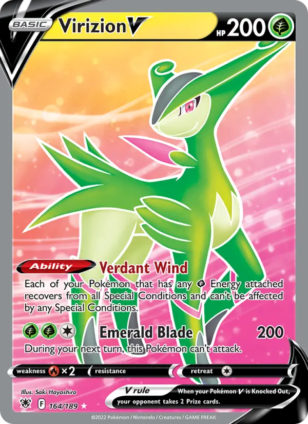 Virizion V — Astral Radiance card #164