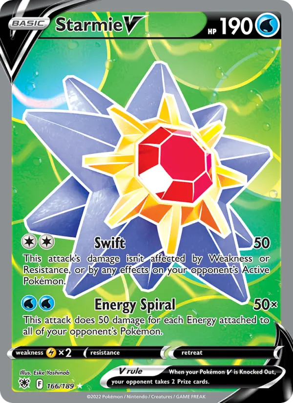 Starmie V — Astral Radiance card #166