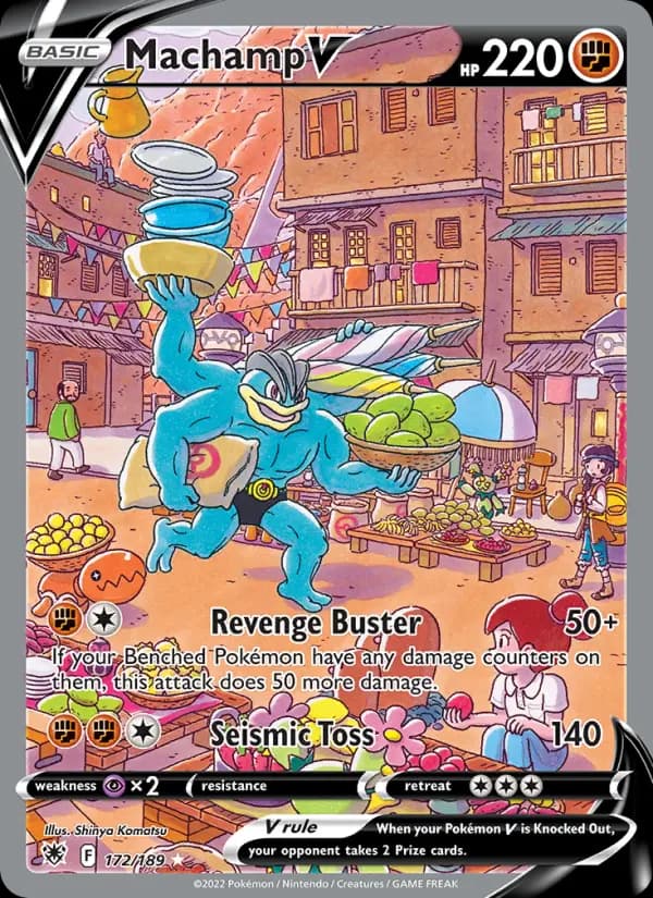 Machamp V — Astral Radiance card #172