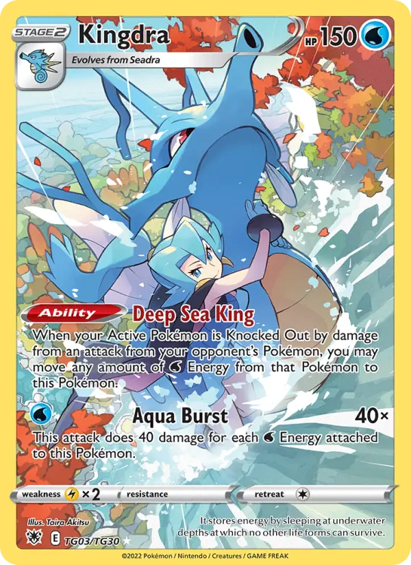 Kingdra — Astral Radiance card #TG03