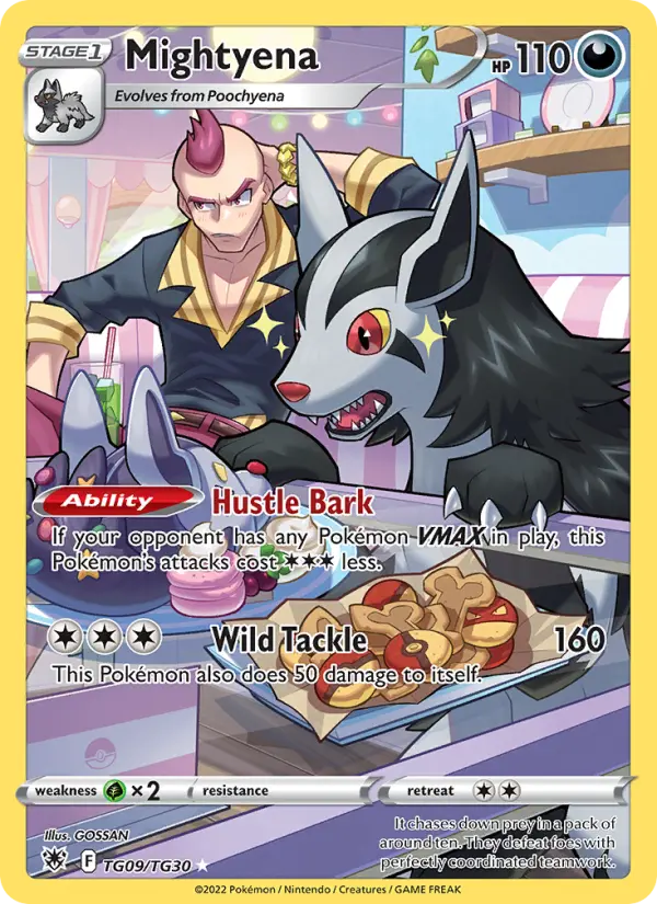Mightyena — Astral Radiance card #TG09