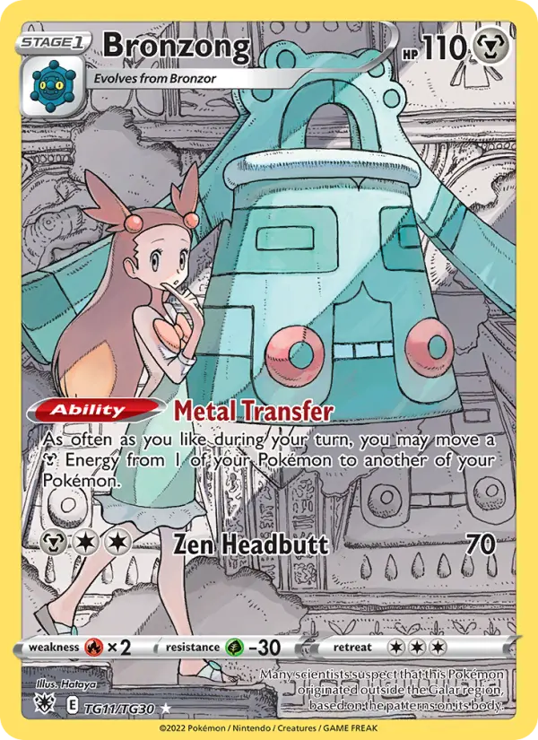 Bronzong — Astral Radiance card #TG11