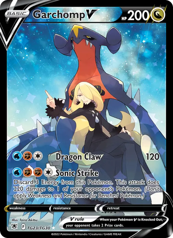 Garchomp V — Astral Radiance card #TG23
