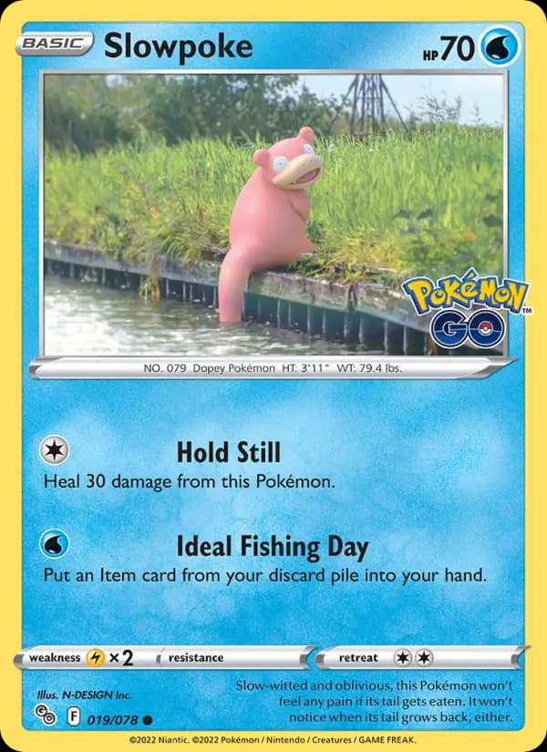 Slowpoke — Pokémon GO card #019